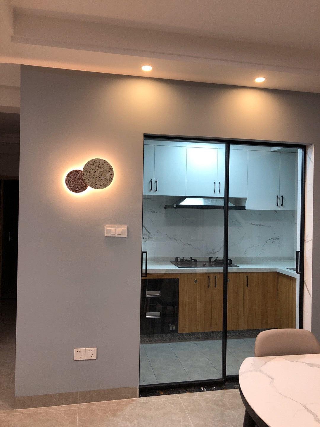 Pin Wall Lamp - Dimmable LED Terrazzo Wall Light, Indoor Use