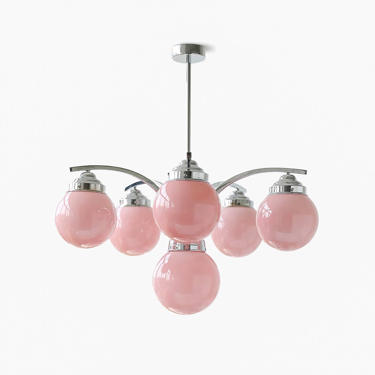 Retro Salamanca Round Glass Chandelier Lights - Elegant Pendant Fixture