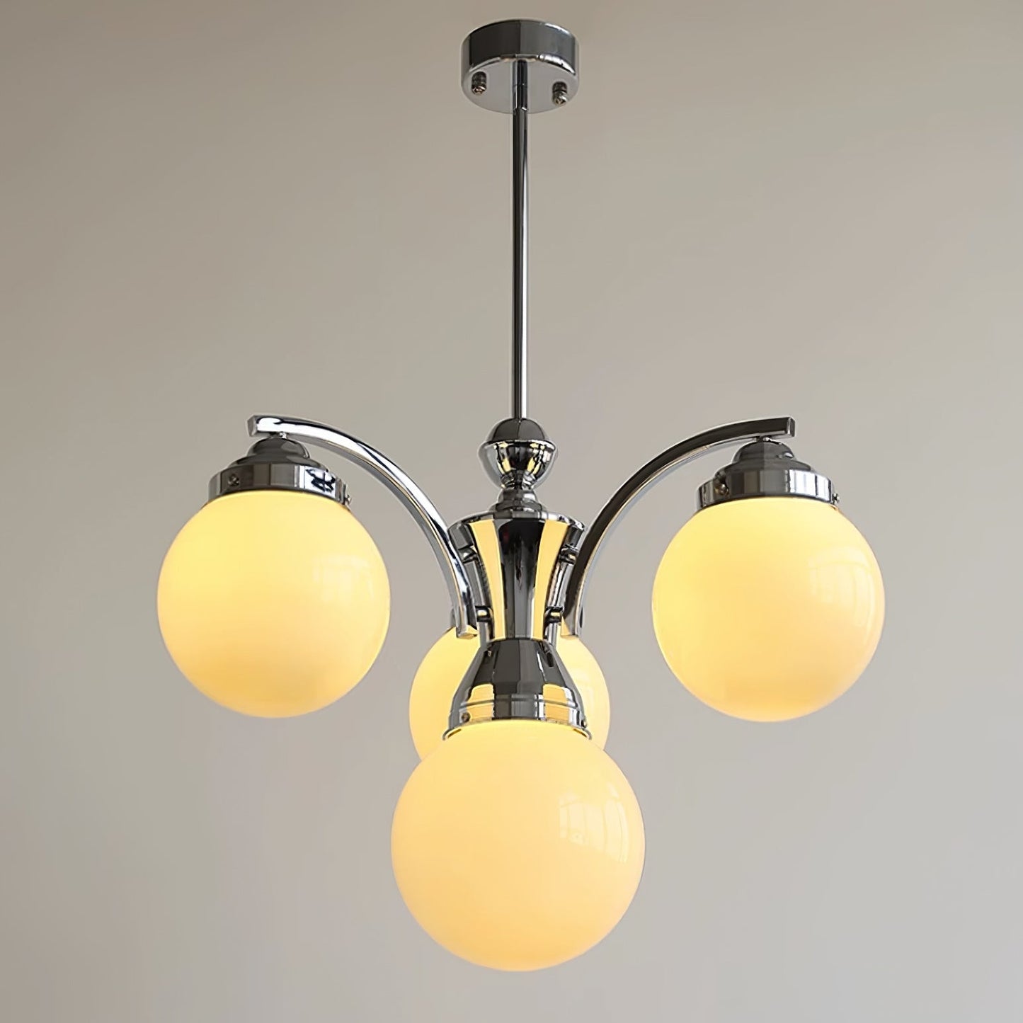 Retro Salamanca Round Glass Chandelier Lights - Elegant Pendant Fixture