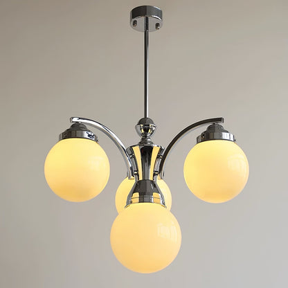 Retro Salamanca Round Glass Chandelier Lights - Elegant Pendant Fixture
