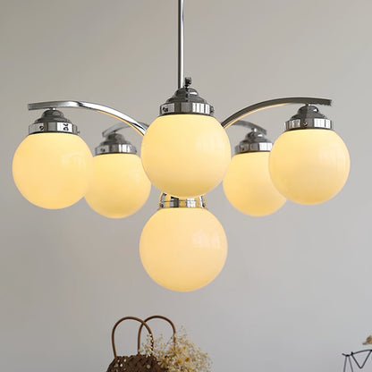 Retro Salamanca Round Glass Chandelier Lights - Elegant Pendant Fixture