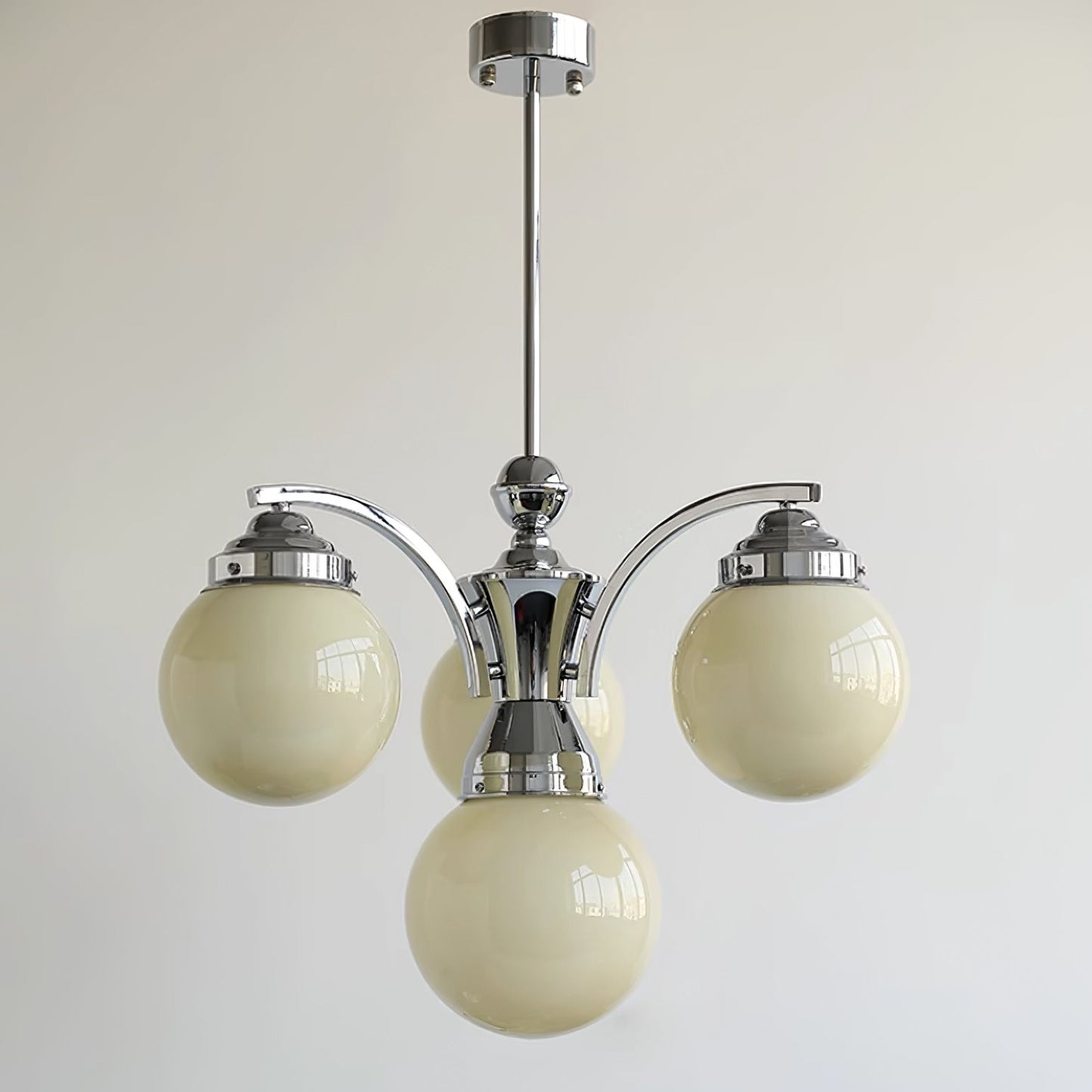 Retro Salamanca Round Glass Chandelier Lights - Elegant Pendant Fixture