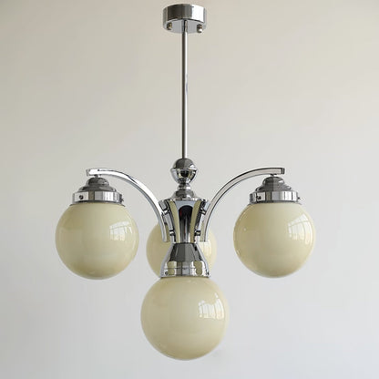 Retro Salamanca Round Glass Chandelier Lights - Elegant Pendant Fixture