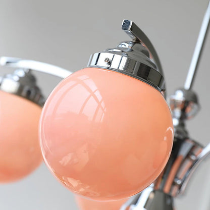 Retro Salamanca Round Glass Chandelier Lights - Elegant Pendant Fixture