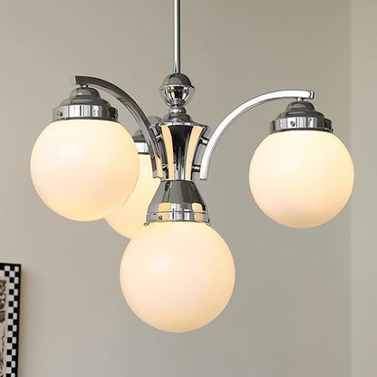 Retro Salamanca Round Glass Chandelier Lights - Elegant Pendant Fixture