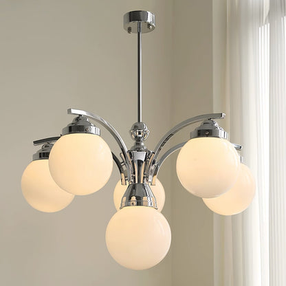 Retro Salamanca Round Glass Chandelier Lights - Elegant Pendant Fixture