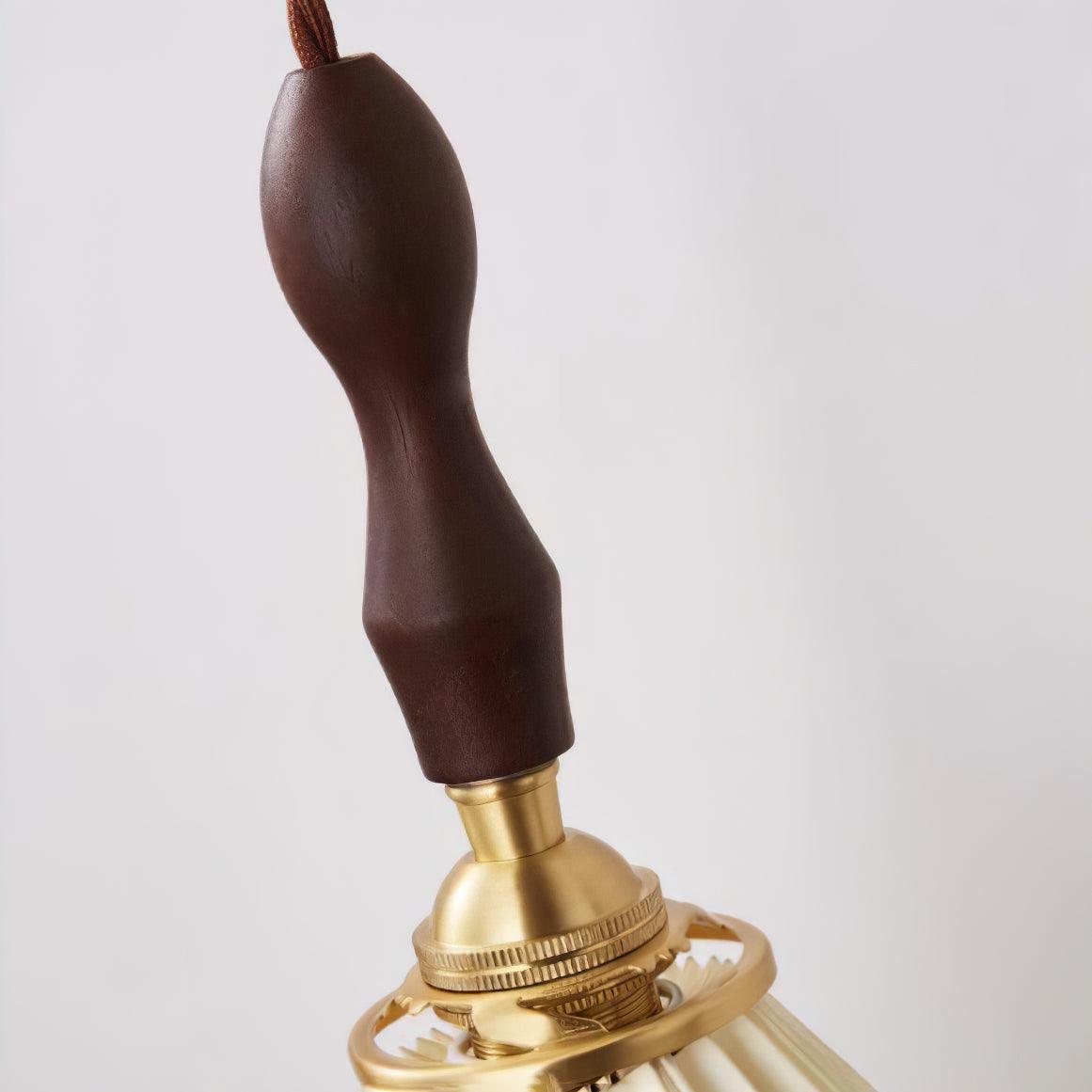 Pleated Wooden Wall Lamp - Stylish LED Indoor Lighting