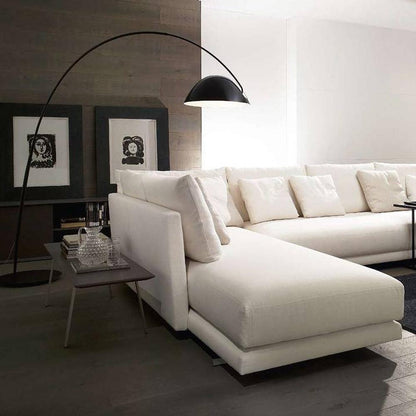 Verse Arc Floor Lamp - Scandinavian Design, LED, Black