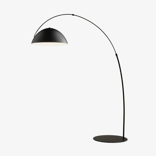 Verse Arc Floor Lamp - Scandinavian Design, LED, Black