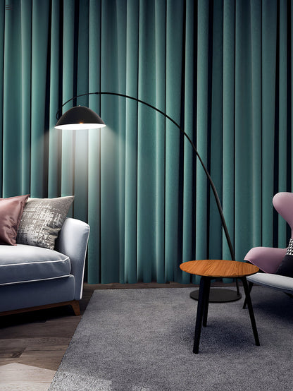 Verse Arc Floor Lamp - Scandinavian Design, LED, Black