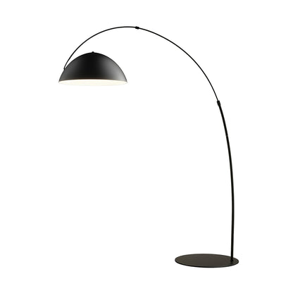 Verse Arc Floor Lamp - Scandinavian Design, LED, Black