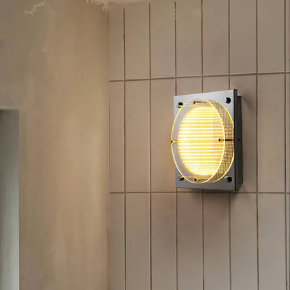 Prism Shield Wall Sconce with LED Light - Chrome Finish