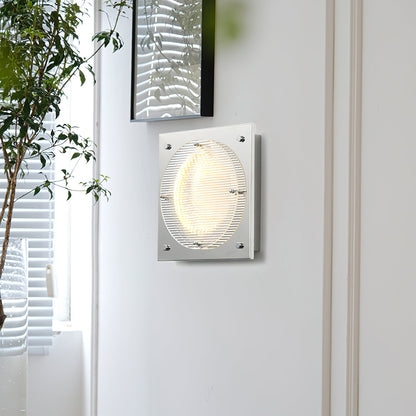 Prism Shield Wall Sconce with LED Light - Chrome Finish