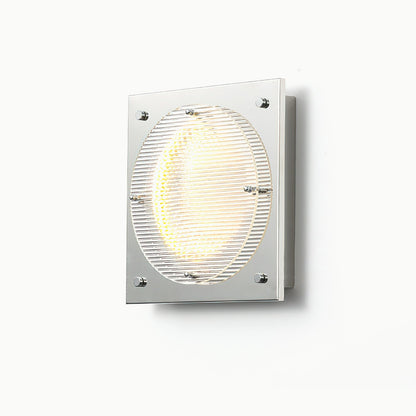 Prism Shield Wall Sconce with LED Light - Chrome Finish