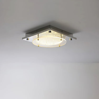 Prism Shield Wall Sconce with LED Light - Chrome Finish