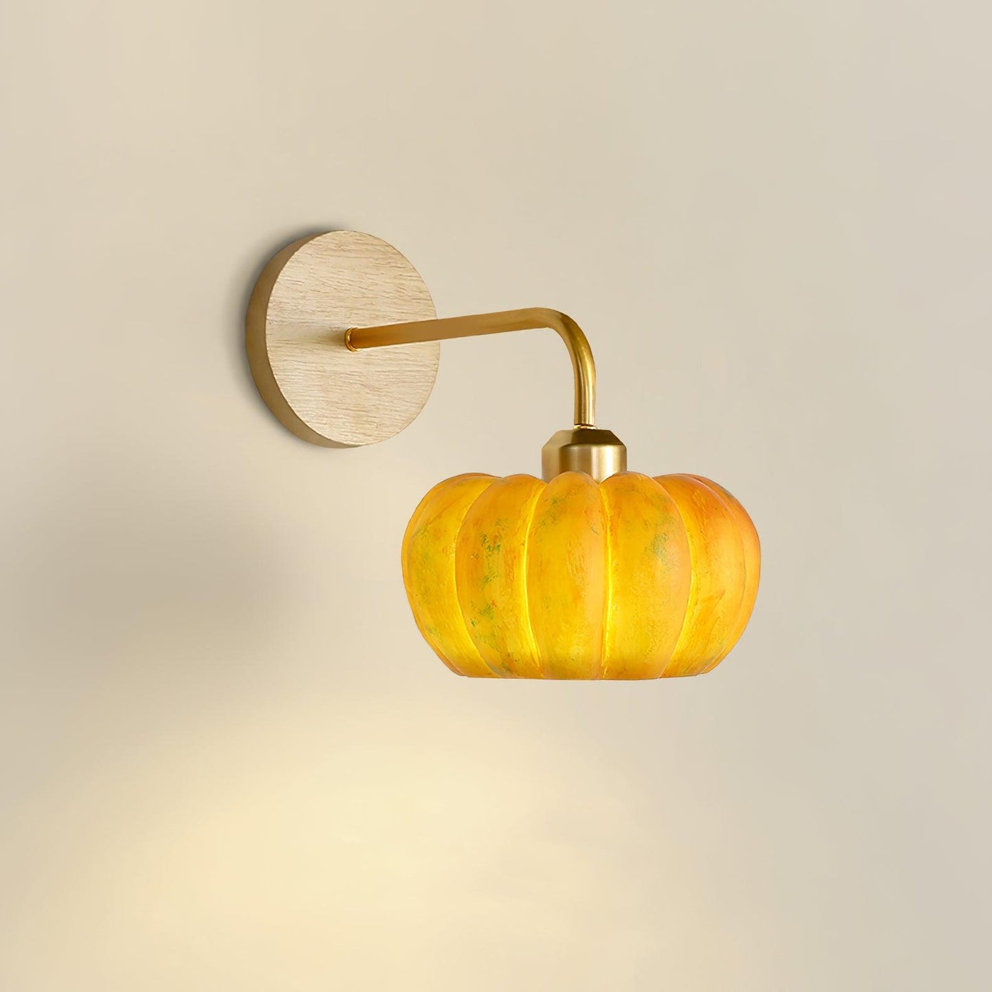 Pumpkin Wall Light - LED Indoor Decorative Lighting - Set of 2