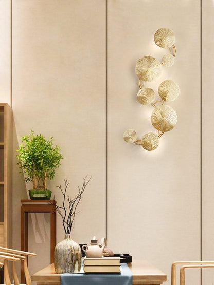 Lotus Leaf Wall Sconce LED Light Fixture for Indoor Use