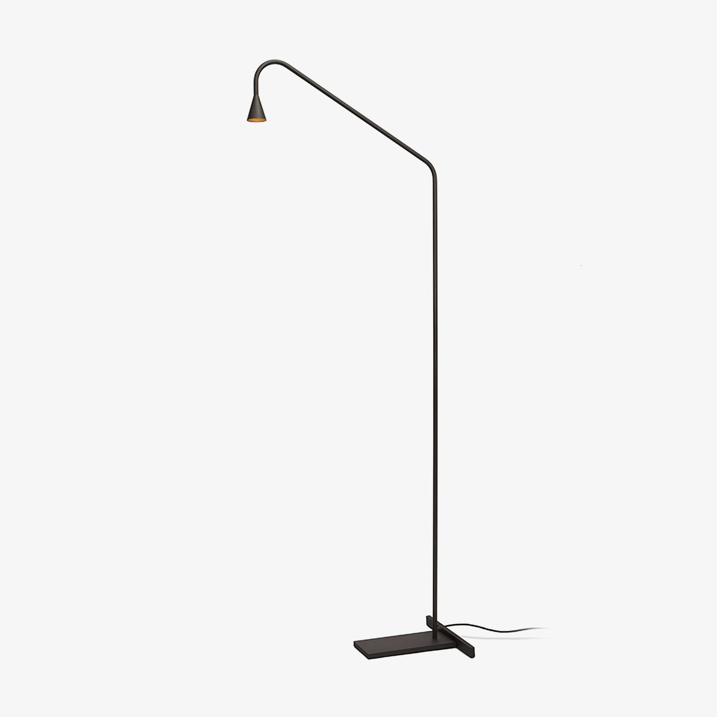Pureform Floor Lamp Minimalist LED Indoor Lighting Gold Black