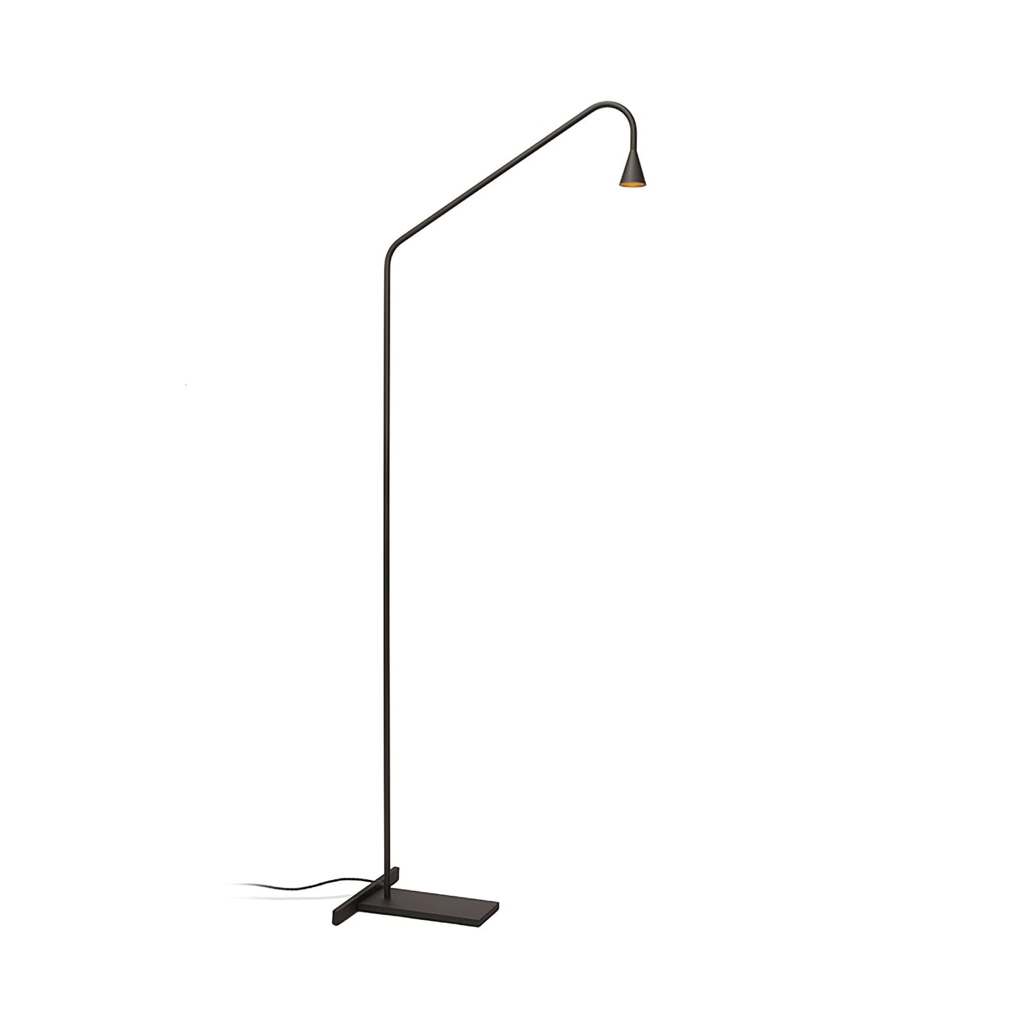 Pureform Floor Lamp Minimalist LED Indoor Lighting Gold Black