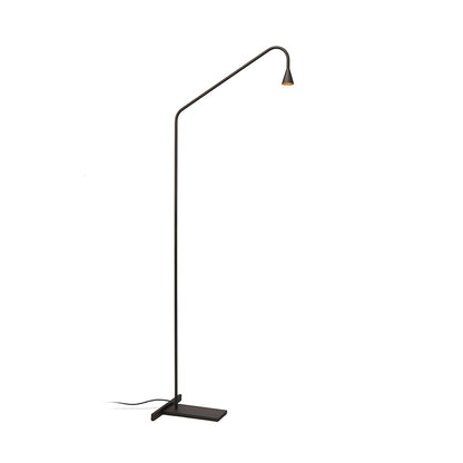 Pureform Floor Lamp Minimalist LED Indoor Lighting Gold Black