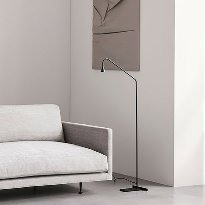 Pureform Floor Lamp Minimalist LED Indoor Lighting Gold Black