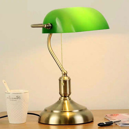 European Elegance Glass Table Lamp – Timeless Sophistication