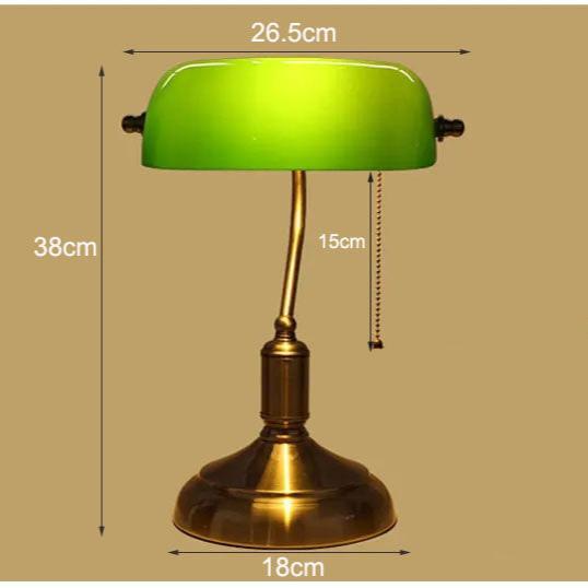 European Elegance Glass Table Lamp – Timeless Sophistication