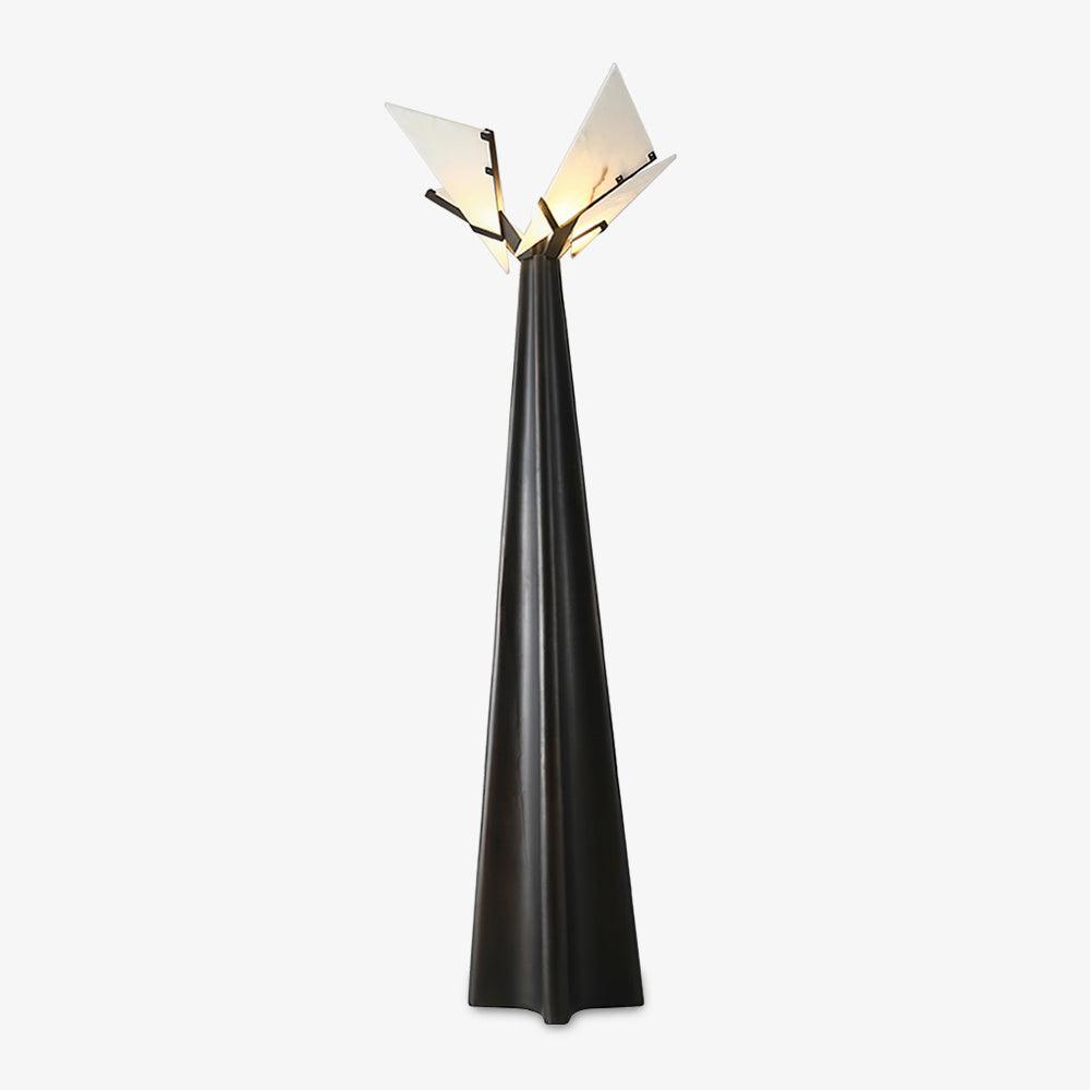 Religieuse Floor Lamp - Elegant LED Alabaster Design