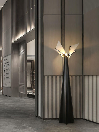 Religieuse Floor Lamp - Elegant LED Alabaster Design