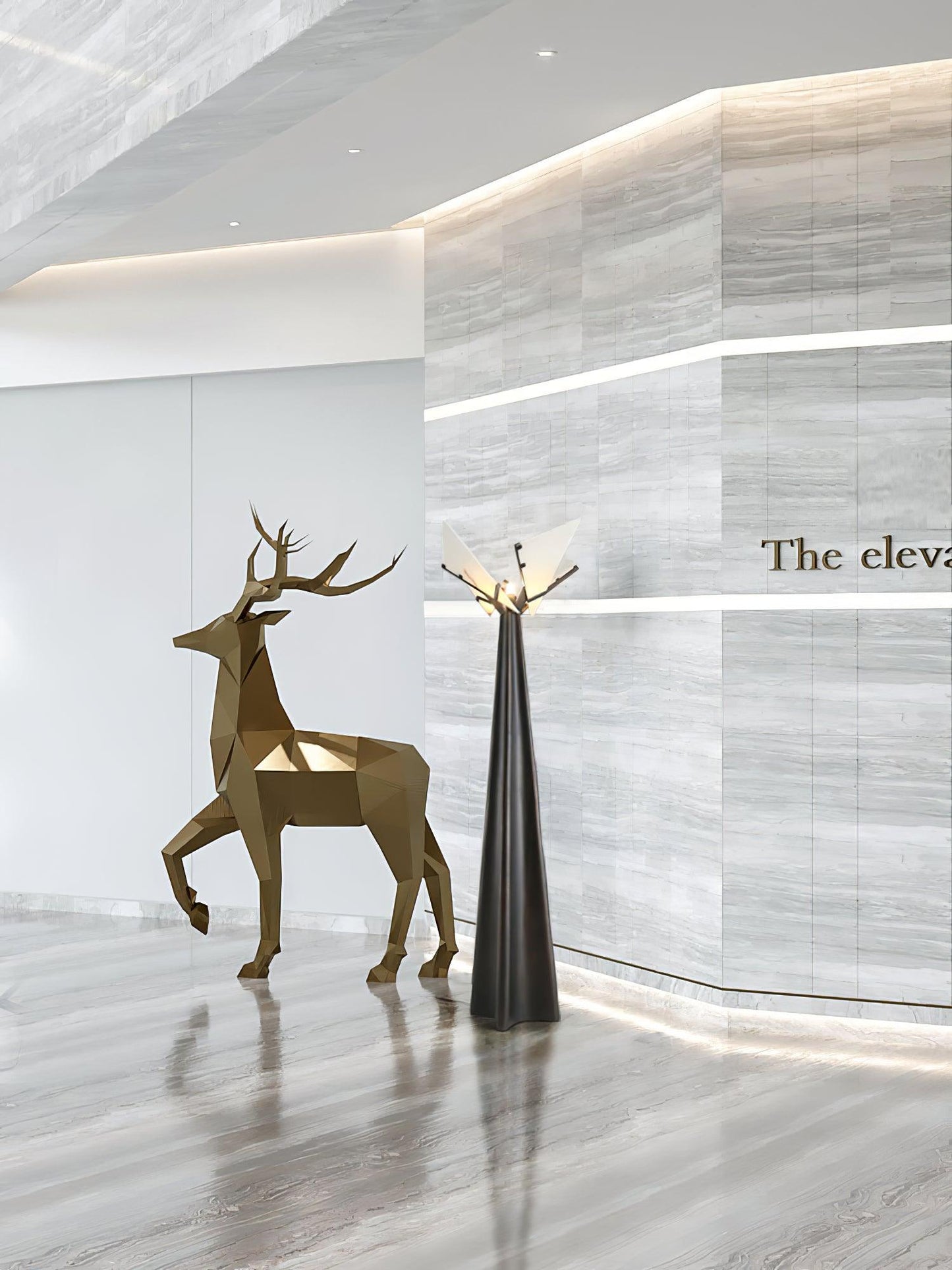 Religieuse Floor Lamp - Elegant LED Alabaster Design