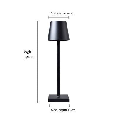 Dimmable Rechargeable LED Table Lamp - Portable Cordless Design for Homes & Restaurants