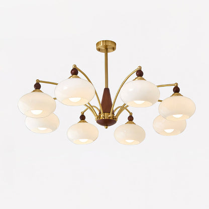 Retro Melodica Chandelier - Elegant LED Light Fixture