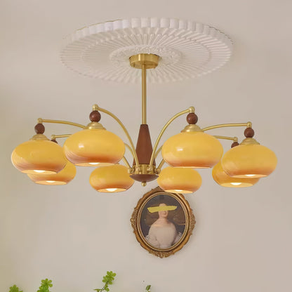 Retro Melodica Chandelier - Elegant LED Light Fixture