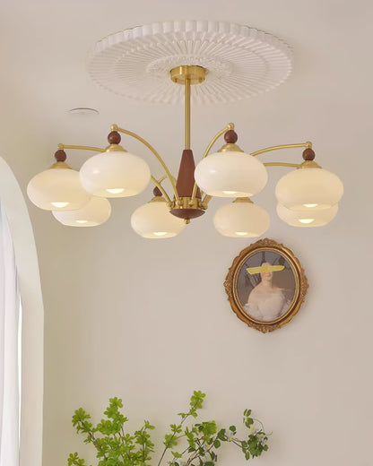 Retro Melodica Chandelier - Elegant LED Light Fixture