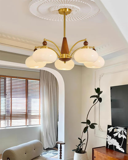 Retro Melodica Chandelier - Elegant LED Light Fixture