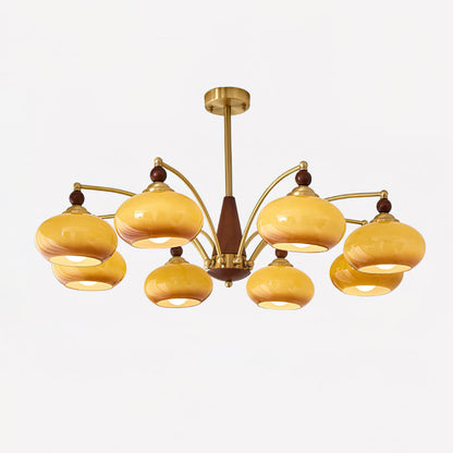 Retro Melodica Chandelier - Elegant LED Light Fixture