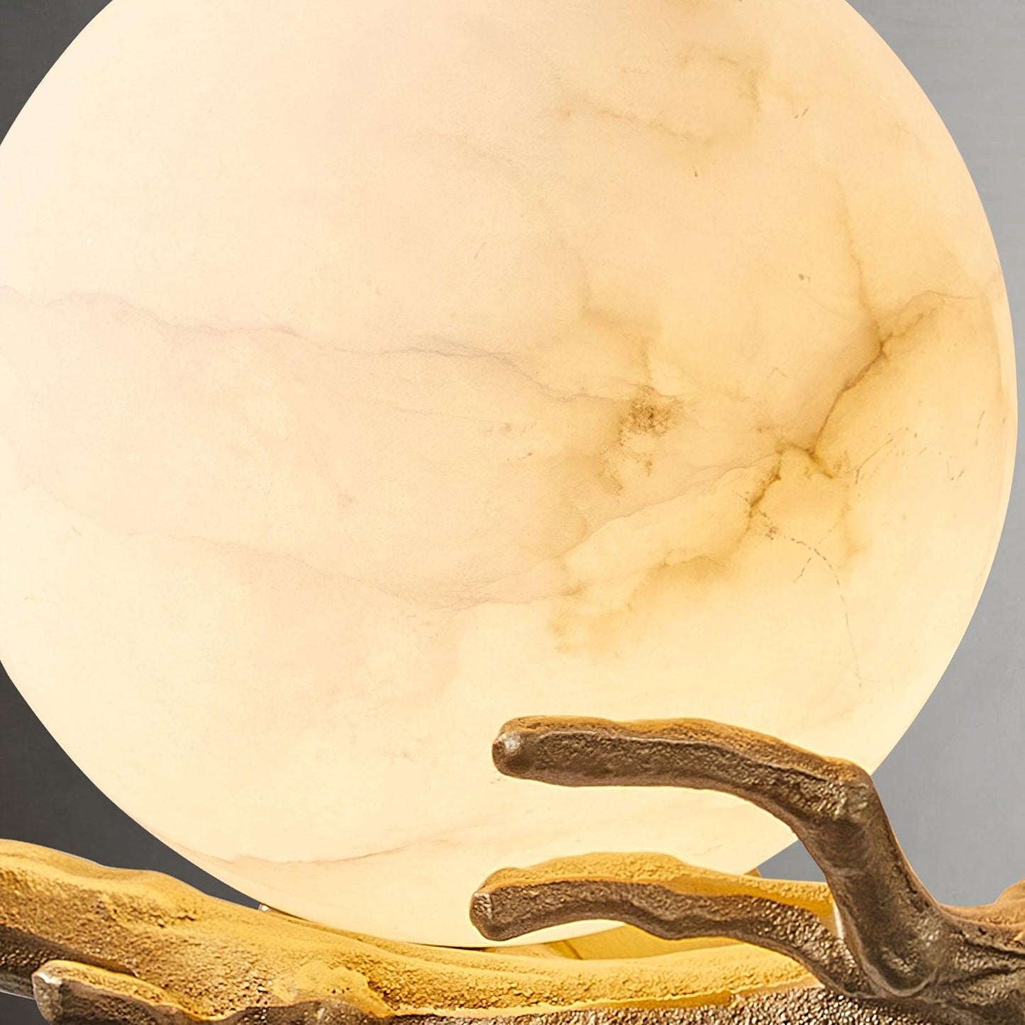 Retro Twigs Wall Lamp - Brass & Marble LED Sconce Set of 2