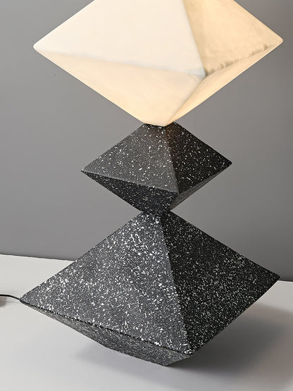 Rhombus Cube Floor Lamp with LED Light, Dimmable, Indoor
