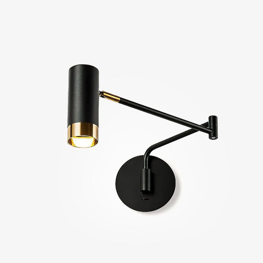 Ridge Arm Wall Lamp - Vintage Adjustable LED Light Fixture