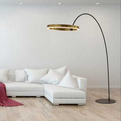 Ring Floor Light with LED, Adjustable Height, Indoor Use