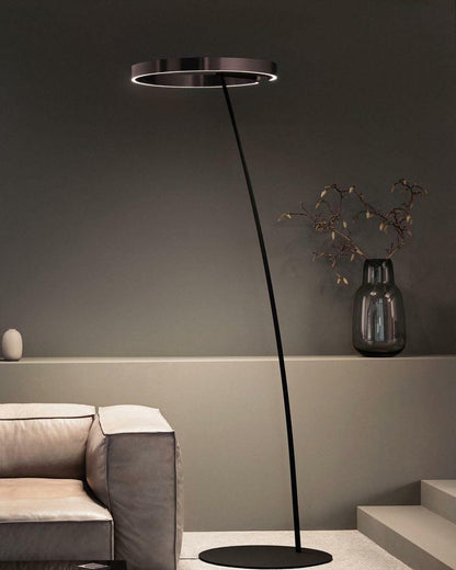 Ring Floor Light with LED, Adjustable Height, Indoor Use