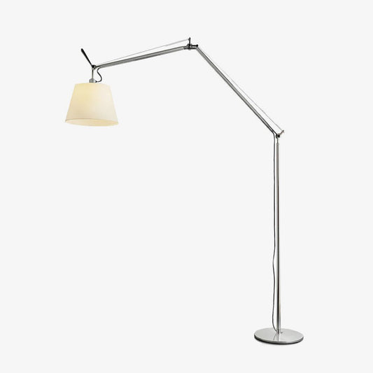 Rocker Modern Floor Lamp LED Chrome Shade Indoor Lighting