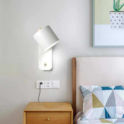 Rotatable Cylinder Wall Lamp LED Indoor Lighting Fixture