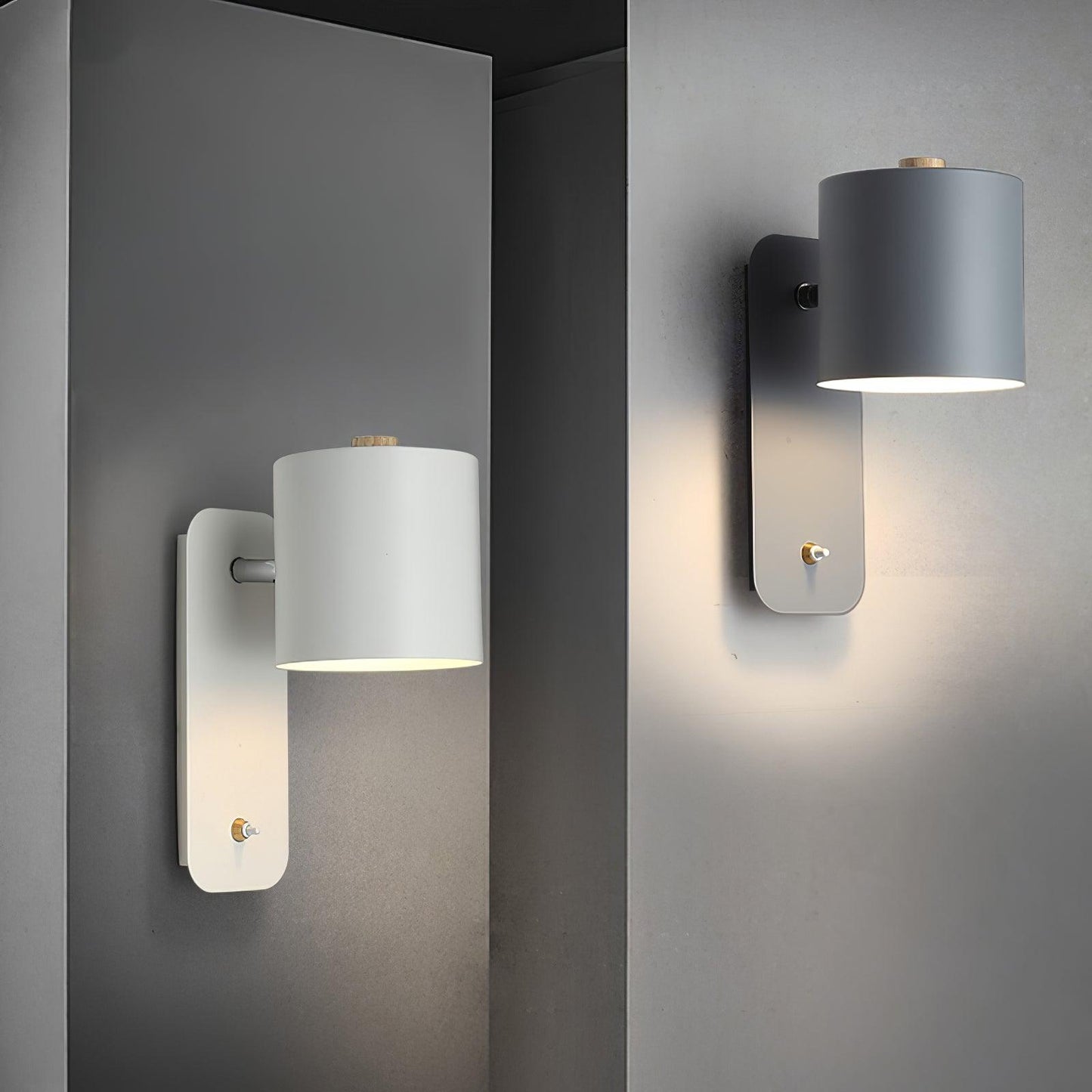 Rotatable Cylinder Wall Lamp LED Indoor Lighting Fixture