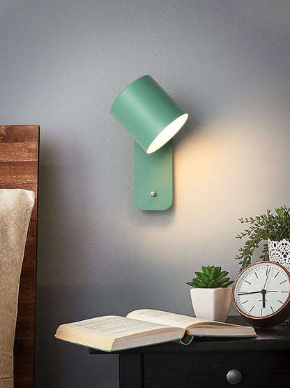 Rotatable Cylinder Wall Lamp LED Indoor Lighting Fixture