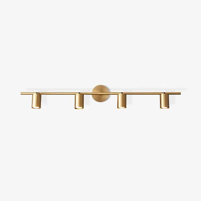 Rotatable Spotlight Wall Light - LED, Brass, 2-4 Heads