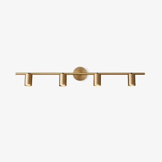 Rotatable Spotlight Wall Light - LED, Brass, 2-4 Heads