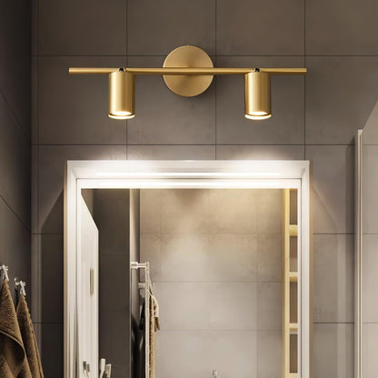 Rotatable Spotlight Wall Light - LED, Brass, 2-4 Heads