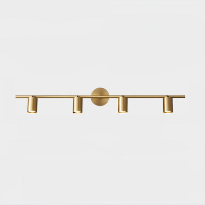 Rotatable Spotlight Wall Light - LED, Brass, 2-4 Heads