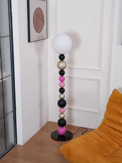 Round Balls Stacking Floor Lamp LED Indoor Lighting Modern